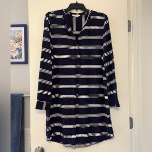 Beachlunchlounge collection long sleeve striped dress- size small